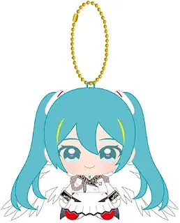 ガンダム45周年 x 初音ミク 初音ミク x ウイングガンダムゼロEW Chibiぬいおすわりマスコット