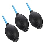 Housoutil 3pcs Air Duster Kit for Camera Lens Keyboard Electronics Cleaning Blower for Dust Removal from Lenses Filters and Precision Instruments