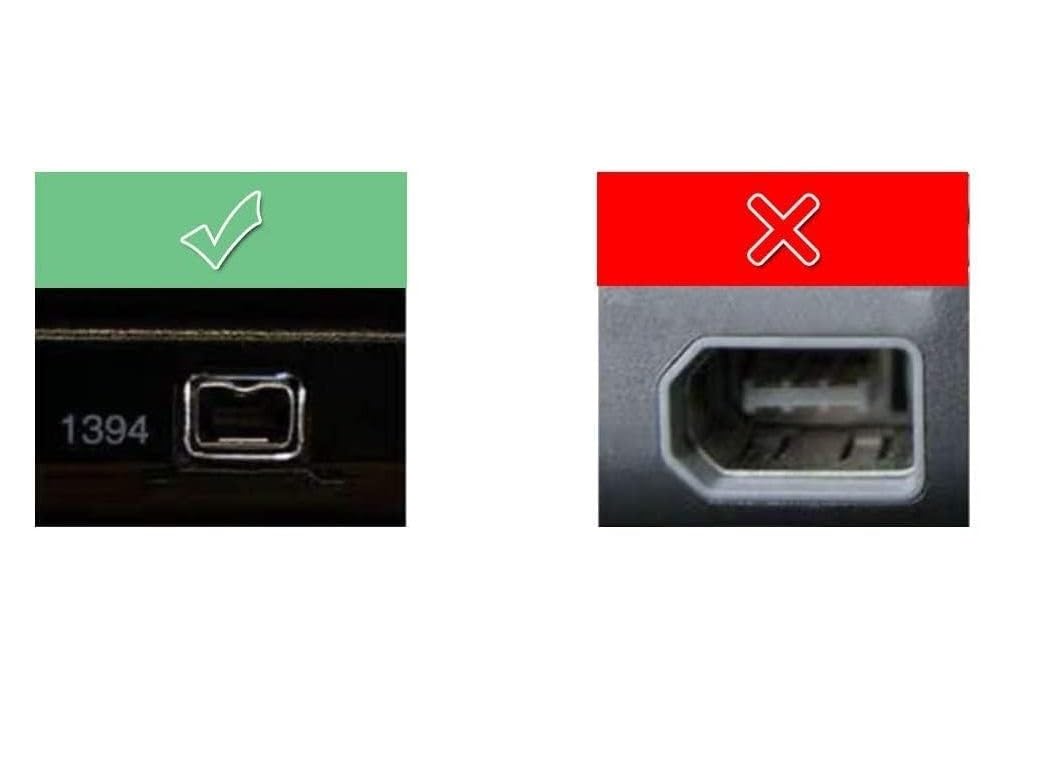 Cavo USB 2.0 maschio compatibile Firewire DV IEEE 1394 4 pin maschio iLink per videocamera DCR TRV75E o fotocamera con presa Firewire 4 pin