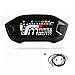 Jorzer Motocicleta Velocímetro Digital Odemeter Tacómetro con El Sensor LCD 13000 RPM 1 2 4 Cilindro De Luz De Fondo Universal para Yamaha Honda Ducati Kawasaki
