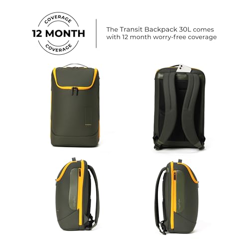 Image of MOKOBARA The Transit Standard Backpack - 30 Litre Premium Nylon 15.6 inch Laptop Backpack Bag With Luggage Sleeve (Home Grown Sunray)