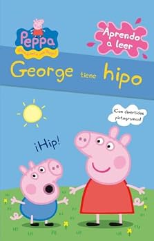 Hardcover Peppa Pig. Lectoescritura - Aprendo a leer. George tiene hipo: ¡Con divertidos pictogramas! [Spanish] Book