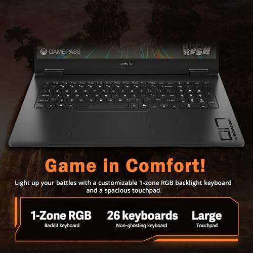 Image of HP Omen 17 17.3 inch FHD Gaming Laptop, NVIDIA GeForce RTX 5060, AMD Ryzen AI 9 365, 16GB RAM, 2TB Storage(1TB SSD&1TB Docking Station Set), 144Hz, Backlit Keyboard, IR Camera, Win 11 Pro, Black