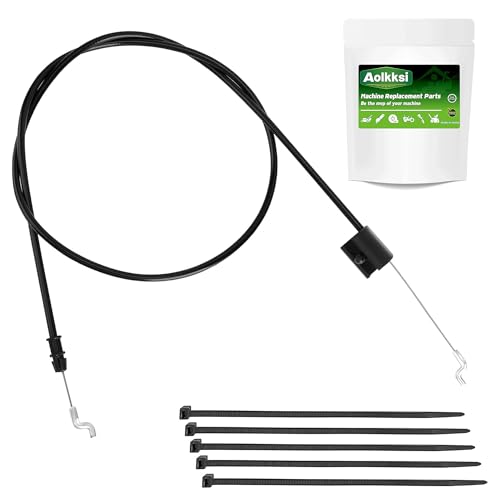 Image of 532183567 Control Cable for for Poulan Husqvarna 5521chv 5521rs Craftsman Lawn Mower 182755 532182755 60-109 Cable Parts 83567 Engine Zone Control Cable Z Bend on Each End