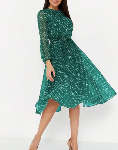 Litzo Western Dresses For Women (L-11-Xxl) Green