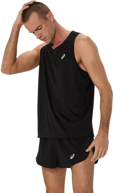 ASICS Men's SILVER SINGLET Running Apparel