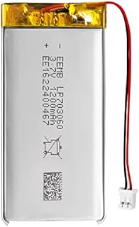 EEMB 3.7V 1200mAh 703060 Bateria Lipo ładowalny litowy polimerowy ze złączem JST - Upewnij się, że polaryzacja urządzenia pasuje do akumulatora przed zakupem!!!