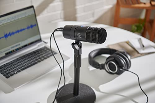 Audio-Technica AT2040USB Hypercardioid Condenser USB Microphone, Black, 14.53 cm - Image 4