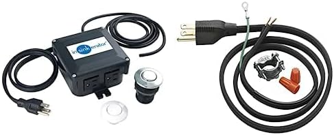 Cordon D'alimentation Pour Broyeur InSinkErator - Modèle CRD-00, 3 Pieds, Pack De 2