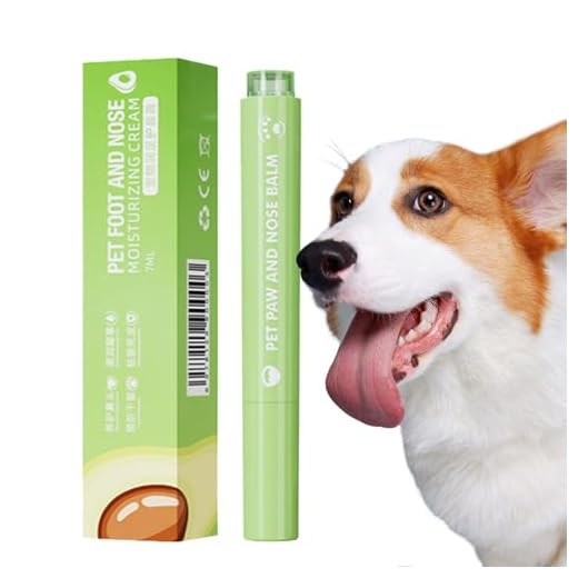 Uonguon Dog Paw Balm, Soothing Foot Moisturizer Stick, Natural Paw Soother, Healing Cream for Dry Cracked Paws, Hydrating Pet Care for Dogs & Cats, 0.87x6.89in