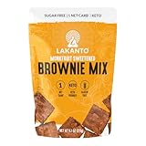 Lakanto Sugar Free Brownie Mix - Sweetened with Monk Fruit Sweetener and Erythritol, Keto Diet Friendly, Delicious Dutched Cocoa, High in Fiber, Low Net Carbs, Gluten Free, Easy to Make Dessert (Pack of 1)