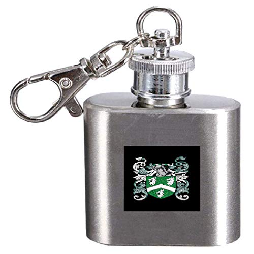 Flasque Lloyd avec blason de famille gravé contenance pocket - 2