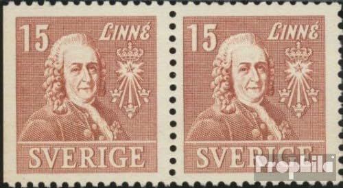 Prophila Collection Suecia 273Dl/B Pareja Nuevo con Goma Original ** MNH 1939 Ciencia (Sellos para los coleccionistas)