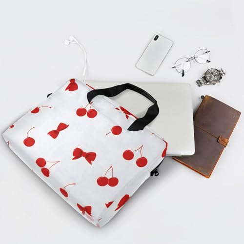 Funda de portatil ALAZA con estampado rojo cereza, 13-15.6 pulgadas miniatura 7