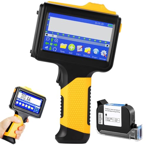 Pistolet à jet d'encre portable avec encre à séchage rapide pour code QR