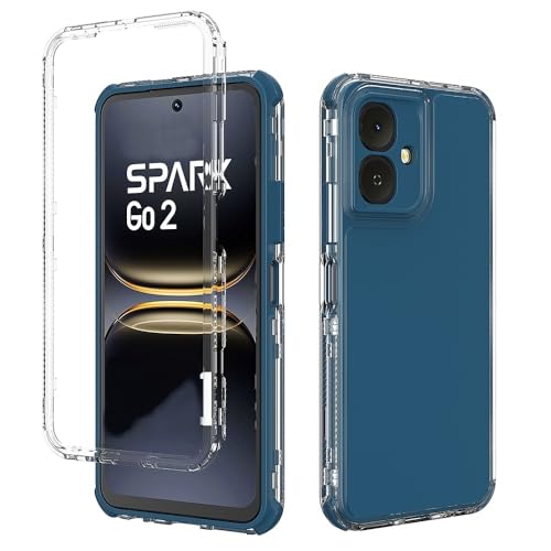 Kukoufey Infinix Smart 10 4G�p�P�[�X�J�o�[ 3�C��1 �����h�~ �Ռ��z�� Tecno Spark Go 2 KM4 / Pop 10 4G �g�ѓd�b�ی�P�[�X �u���[