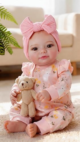 Muñeca Reborn Bebé Realista 17 Pulgadas BABESIDE miniatura 1