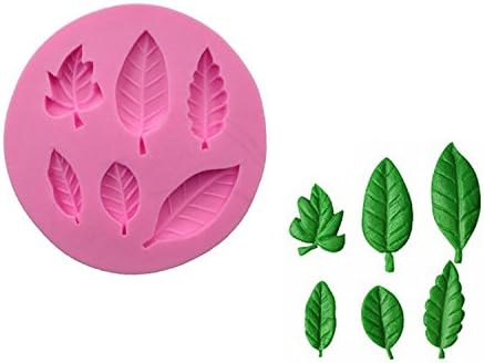 Miniatura 3 de 3D Hojas Fondant Chocolate Silicona Moldes Candy Sugarcraft Cake Mold