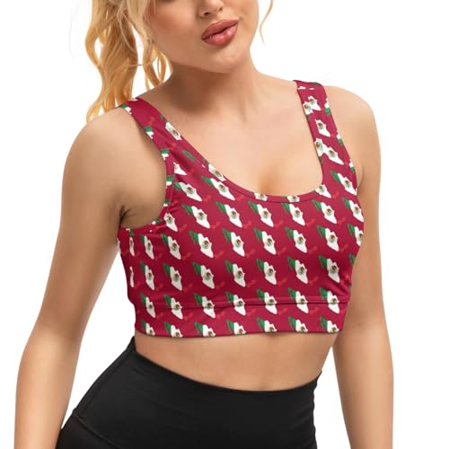 Image of Yoga top Women's Cheerleading Uniform Gym Outfit Running Crop Tops Yoga Shirts Casual Tank Top