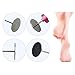 100pcs Sandpaper Discs with 1pc Metal Nail Bit Set,25mm Pedicure Replaceable Sanding Disc Pads and Bit for Electric Foot Files YGJ-002-80#