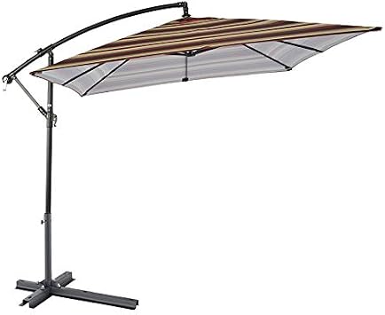 PARASOL HFDIG Outdoor Banana Umbrella Sunshade Folding Umbrella, Windproof Waterproof | Sunscreen Sunscreen | Free Adjustment | Main bar Bold Thickening | high-Grade Polyester Fabric