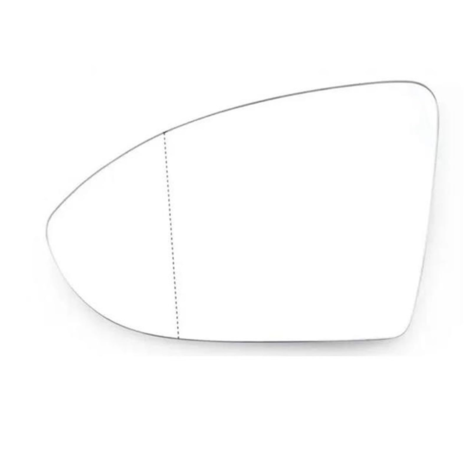 Remplacement Glace pour Golf 7 MK7 2013 2014 2015 2016 2017 2018 2019 2020 2021, Rétroviseur Latéral Chauffant Gauche Droit Verre Rétroviseur Chauffant(Left)