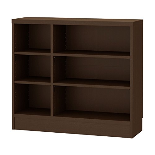 岩附(IWATSUKI) 書棚 ダークブラウン 高さ70cm 幅90.2 奥行29.5 レギュラー 幅木よけ加工有 日本製 CS-W90-H70RHDB