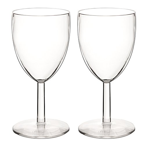 Preisvergleich Produktbild 4 STK. Deluxe Weinglas Polycarbonat 200ml