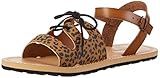  Volcom Damen Lacey Leopard Römersandalen, Mehrfarbig (Cheetah), 39 EU