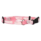 Hunter MFG Green Bay Packers Pink Dog Collar, Large