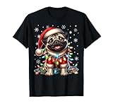 Pug Weihnachten Mops Herren Damen