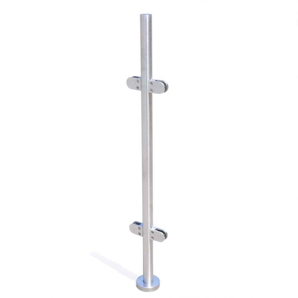 Glass Railing Post, 316 Stainless Steel Glass Balustrade Railing Post ...