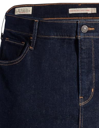 Levi's Women's Plus Size 720 High Rise Super Skinny Jeans, Deep Serenity, 22 M - Image 7