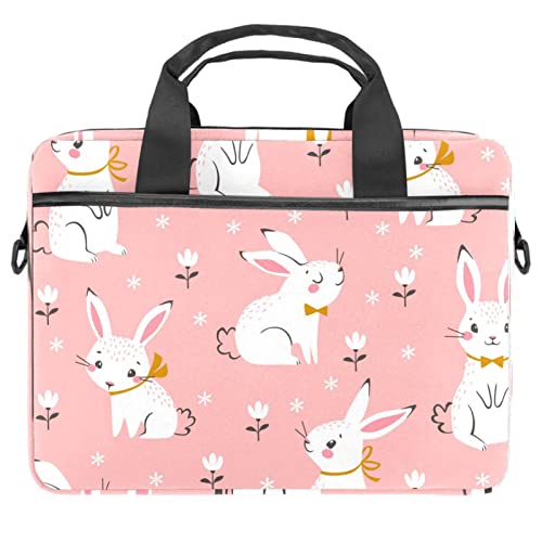 Sacoche pour ordinateur portable 13 13.3 14.5 pouces rose motif lapin