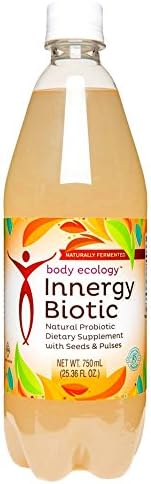 Body Ecology INNERGY BIOTIC Natural Probiotic Supplement with Seeds and Pulses (25.36 fl oz / 750 mL) NATURALLY FERMENTED