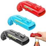 ✔DISEÑO ÚNICO: Este abrebotellas con abrebotellas puede abrir fácilmente la tapa de la botella, y el diseño único puede fijar la tapa y luego salir de forma segura.