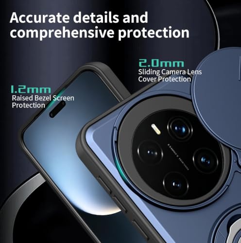 Coque Huawei Magic7 Pro antichoc robuste rouge avec protège objectif photo - 3