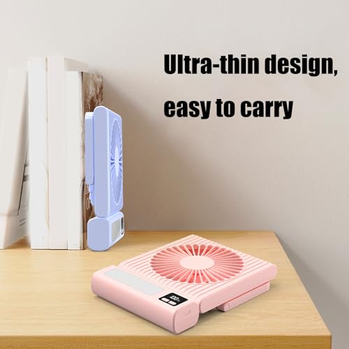 Ventilador de escritorio USB con batería recargable de larga duración y 3 velocidades 4