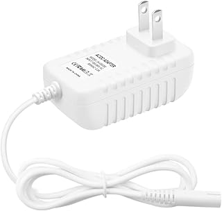 Replacement Charger for Waterpik Water Flosser Cordless WP360 WP360W WP462 WP462W WP450 WP450W WP468 WF-13 WP-100 Series Water Flosser, Arkare 3V Power Supply Cord Wall Charger 6FT Two Prong Adapter