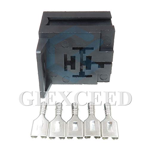 Buy 5 Sets 5 Pin 3334485008 Automotive Relay Base Holder Socket with