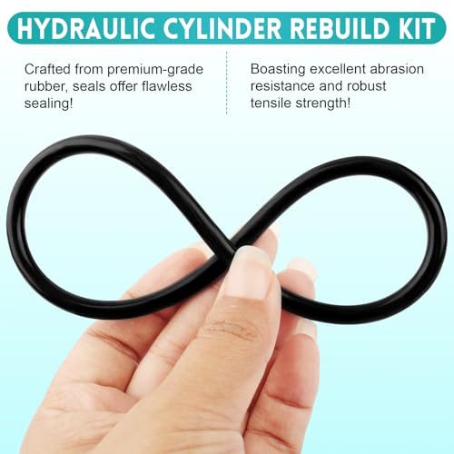 Hydraulic Log Splitter Cylinder Rebuild Seal Kit for 4.0" Bore x 1.75" Rod