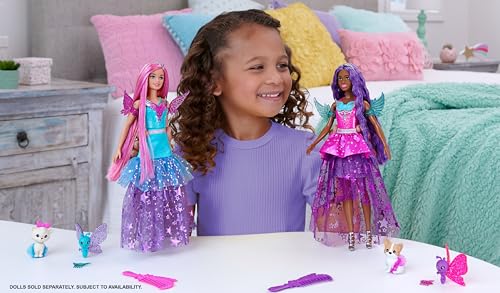 Muñeca Barbie A Touch of Magic Brooklyn con accesorios miniatura 2