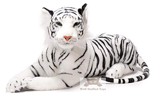 Deluxe Paws Large White Tiger Plush 140cm 50"