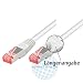 Produktbild Tecline 71510W Category 6 Ethernet Kabel mit schmalem Knickschutz (10,0 m) weiß