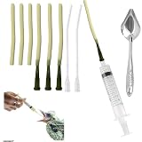LHCHGEN 10pcs Parrot Feeding Tools Bird Parrot Feeding Tubes Food Syringe