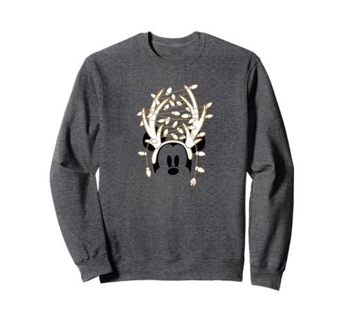 Sweat Mickey Holiday doré à paillettes : haut de Noël Disney confortable pour adulte