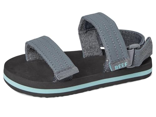 Reef Toddler/Little Kid Ahi Convertible Sandal, Water Friendly, Adjustable Strap, Grey/Aquifer, 6 - image 8