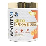 Electrolytes Keto 30 Days Supply | 30 Serving Electrolyte Powder Supporting Your Keto Fasting, Health & Fitness Goals | Orange Mango Flavour