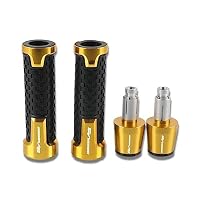 Embouts De Guidon Anti-Vibration 22 Mm – Bouchons Barre Aluminium CNC Pour Suzuki SV1000S 2003-2007
