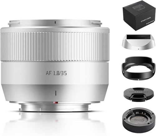 TTARTISAN AF 35mm F1.8 II APS-C 富士フイルムミラーレス用 Xマウントカメラレンズ 風景、スナップ、ポートレート撮影、銀